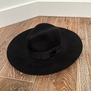 Brixton Black Felt Hat Xs